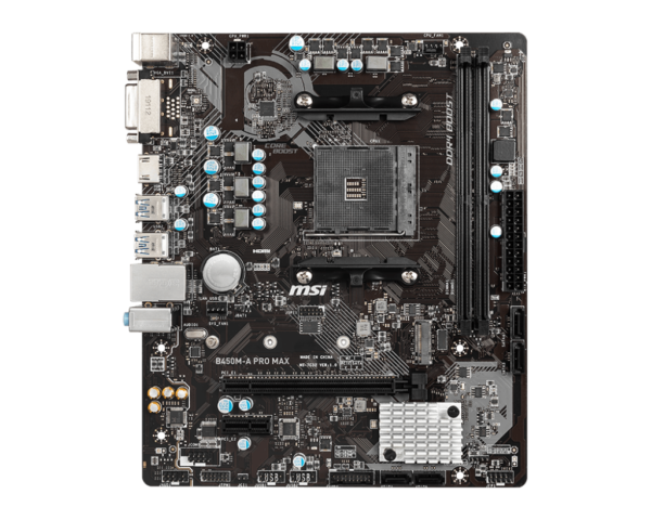 MSI B450M-A PRO MAX Motherboard - Image 2