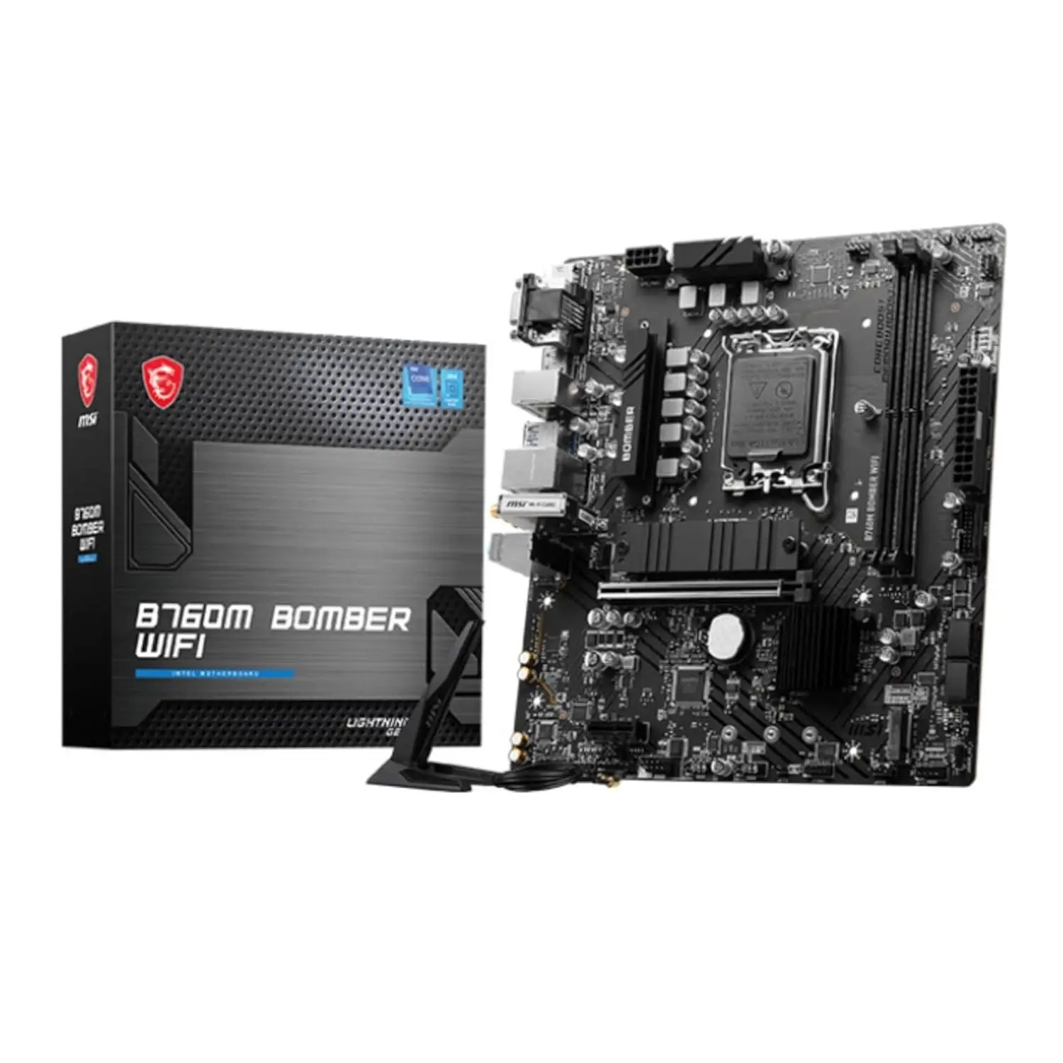 MSI B760M BOMBER WIFI Motherboard DDR5 Think PC