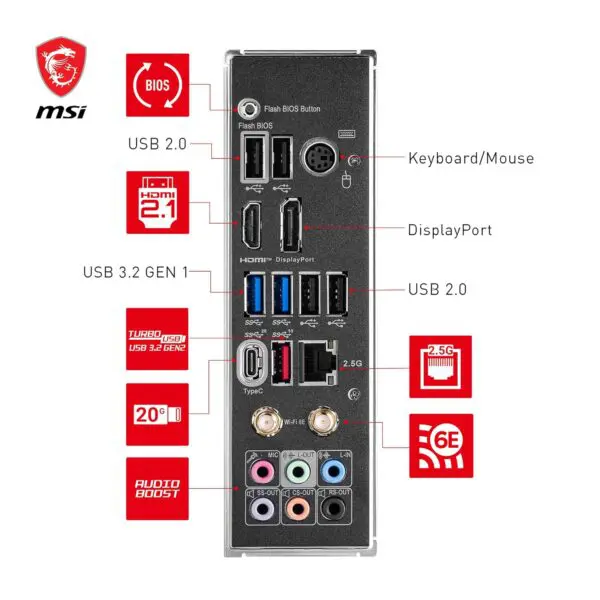 MSI Z790 GAMING PLUS WIFI Motherboard