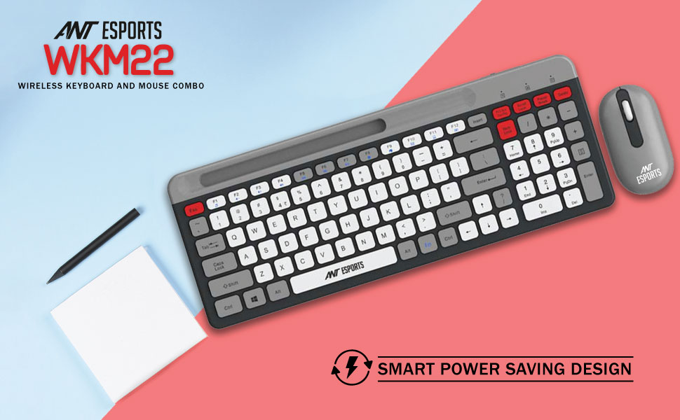 Ant Esports WKM22 Wireless Keyboard and Mouse