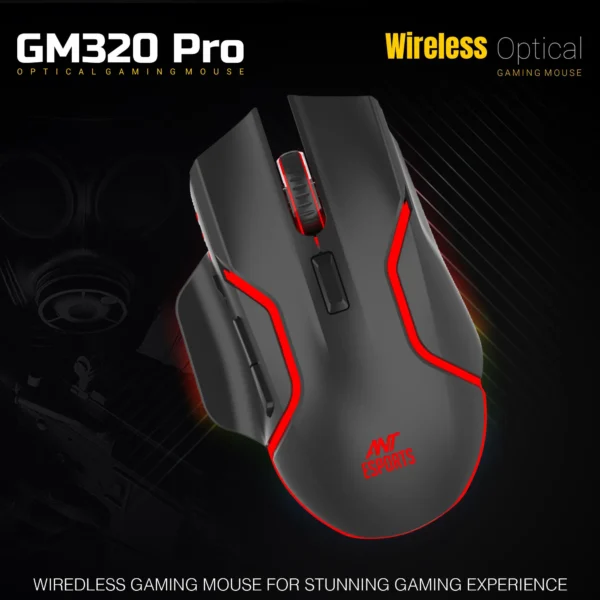 Ant Esports GM320 Pro Wireless RGB Gaming Mouse