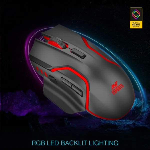 Ant Esports GM320 Pro Wireless RGB Gaming Mouse