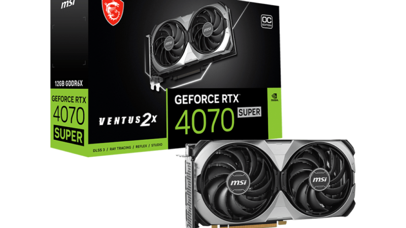 MSI GeForce RTX 4070 Super 12G Ventus 2X OC