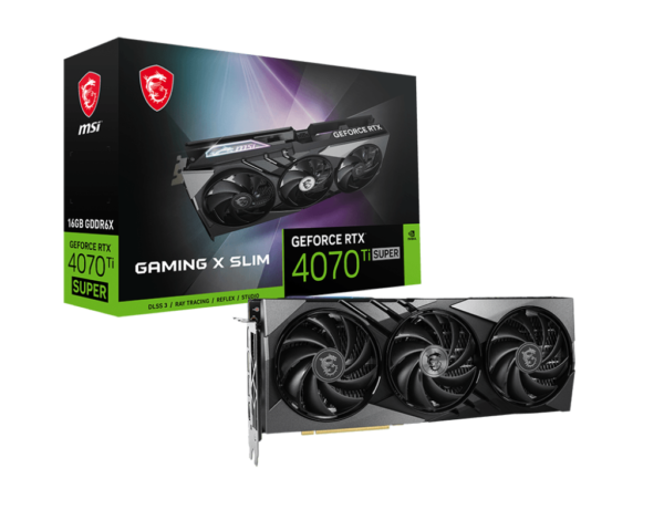 MSI GeForce RTX 4070 Ti Super 16G Gaming X Slim