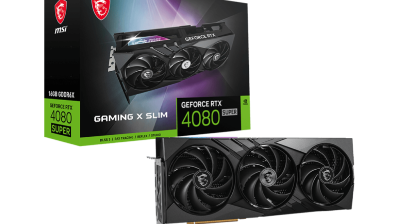 MSI GeForce RTX 4080 Super 16G Gaming X Slim