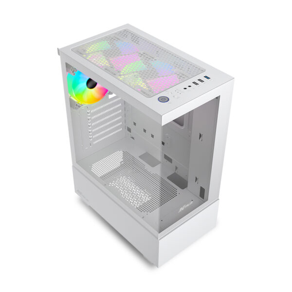 Ant Value CV100 Mid-Tower Computer Case/Gaming Cabinet – White