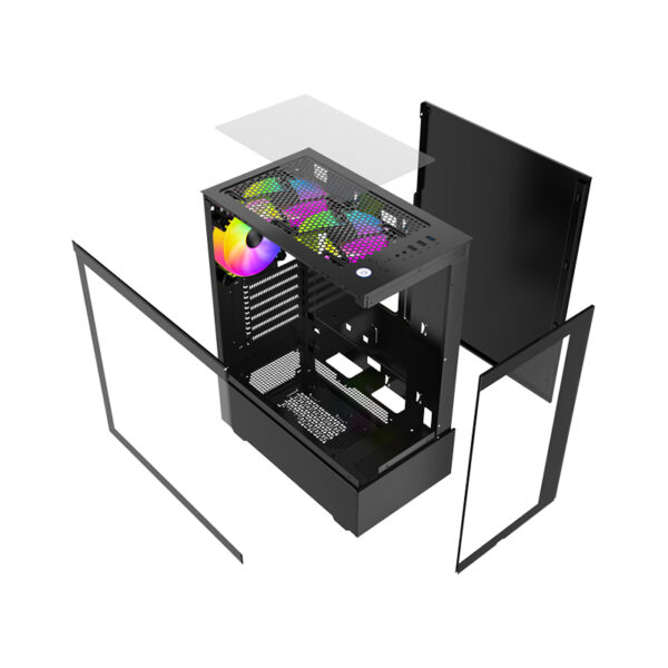 Ant Value CV100 Mid-Tower Computer Case/Gaming Cabinet – Black