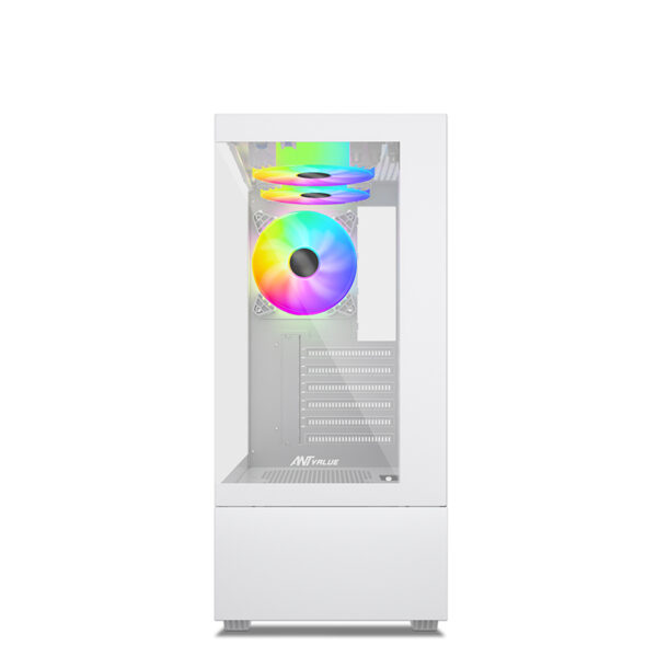 Ant Value CV100 Mid-Tower Computer Case/Gaming Cabinet – White