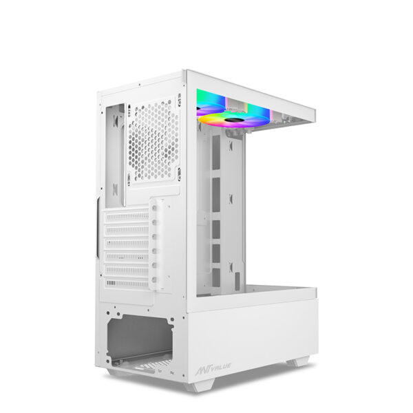 Ant Value CV100 Mid-Tower Computer Case/Gaming Cabinet – White