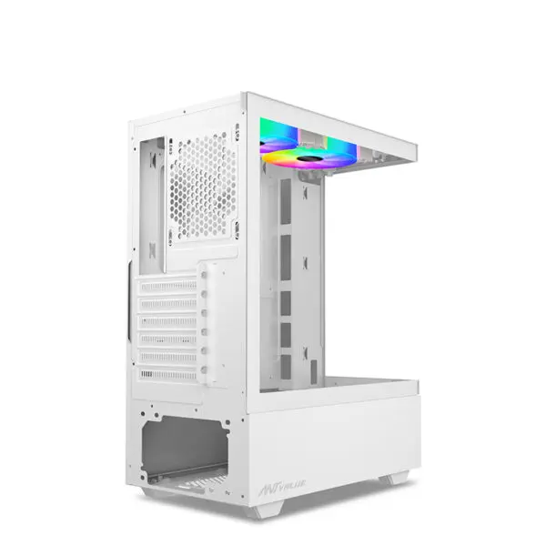 Ant Value CV100 Mid-Tower Computer Case/Gaming Cabinet – White