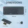 Ant Esports WK100 Wireless Keyboard with Built-In Touchpad - Image 7