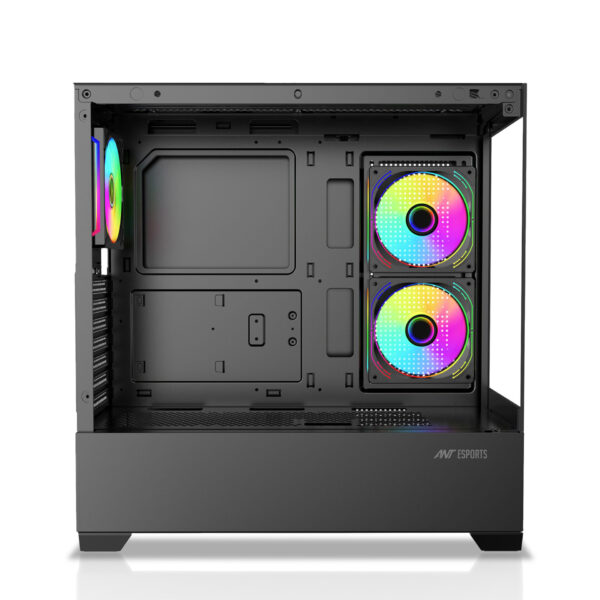 Ant Esports Crystal Z3 Mid-Tower Computer Case Black