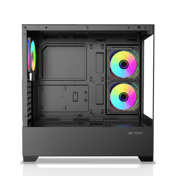 Ant Esports Crystal Z3 Mid-Tower Computer Case Black