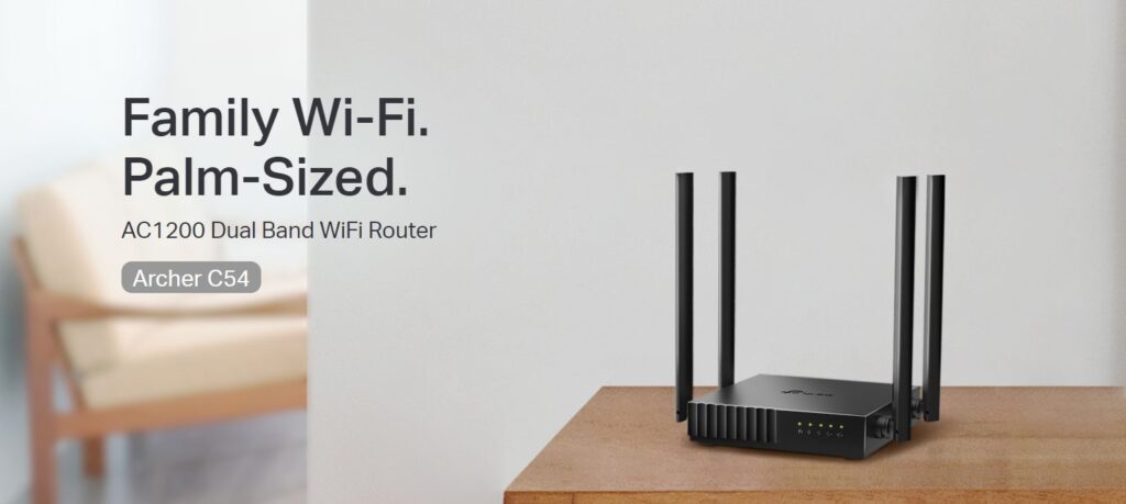 TP Link Archer C54 AC1200 Dual Band Wi-Fi Router