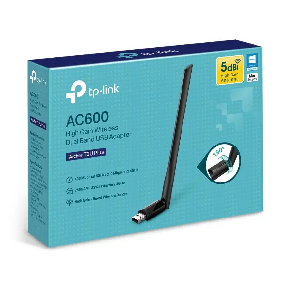 TP Link Archer T2U Plus AC600
