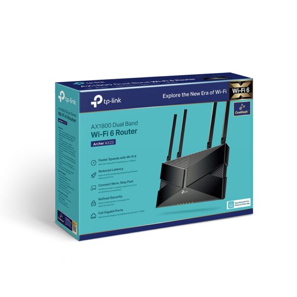 TP-Link Archer AX23 AX1800 Dual Band WiFi 6 Router-image-main