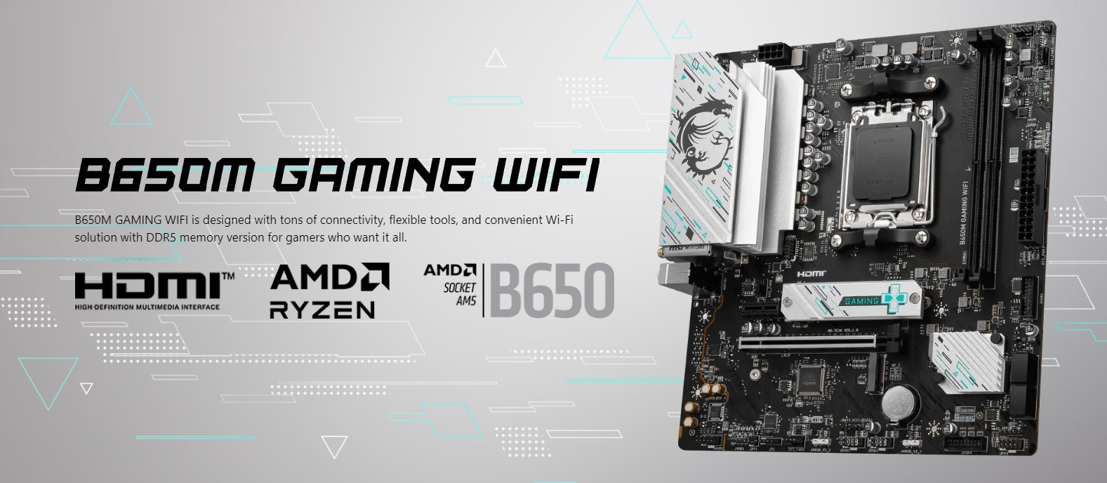MSI B650M Gaming WiFi Motherboard
