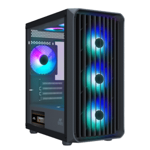 Ant Esports 205 Mini 6F Mini-TowerÂ Micro-ATX, Mini-ITX Black Cabinet 6x120mm