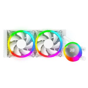 Ant Esports ICE Chroma 240mm ARGB AM5/LGA1851 White AIO Liquid Cooler