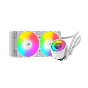 Ant Esports ICE-240 240mm ARGB AM5/LGA1851 White AIO Liquid Cooler