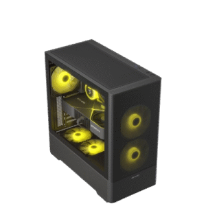 Ant Esports 511 Air 5F Mid Tower (E-ATX/ATX/M-ATX/M-ITX) Black Cabinet 2x120mm 3x140mm Fans