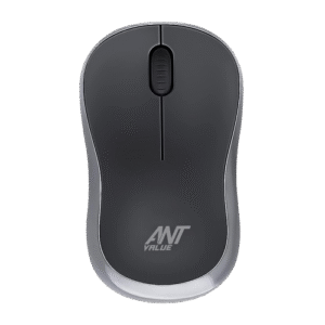 Ant Value FKAPU03 1000 DPI Wireless Mouse - Black, Silver