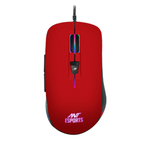 Ant Esports GM100 4800DPI  RGB Wired Gaming Mouse Red