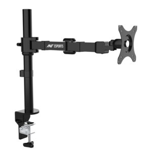 Ant Esports MA111 Pole Held Articulating Single Arm Desk Mount - Black