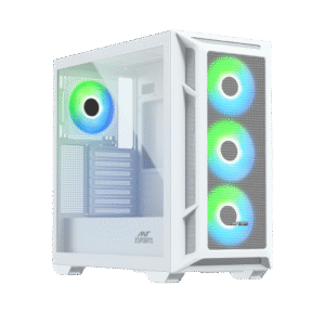 Ant Esports 611 Air ARGB Gaming Cabinet White