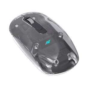 ANT OM140 PRO Ultra Lightweight Transparent Wireless 2.4Gz Bluetooth Mouse
