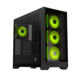Ant Esports 621 C3 Mid TowerÂ ATX, Micro-ATX, Mini-ITX Black Cabinet with 4x120mm