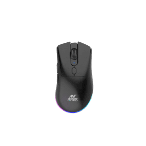 Ant Esports GM900 Pro 4800DPI RGB Wireless Gaming Mouse Black with charging docket