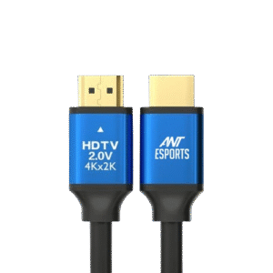 Ant Esports AEH105 4K HDMI Cable with Blue Metal Cap - 5 Meters
