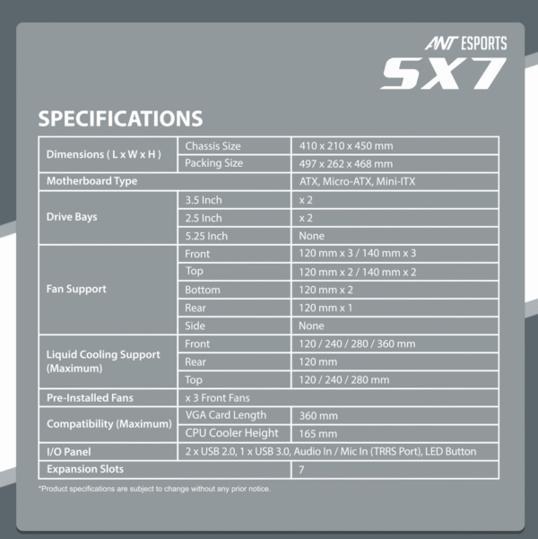 Ant Esports SX7 11 600x601