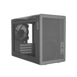 Ant Esports Box C Air Mini Tower Micro-ATX, Mini-ITX Grey Cabinet 120mm Fan