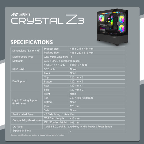 CRYSTAL Z3 Specification 2000x2000 1 600x600