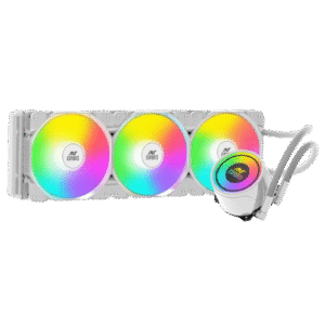 Ant Esports ICE-360 360mm ARGB AM5/LGA1851 White AIO Liquid Cooler
