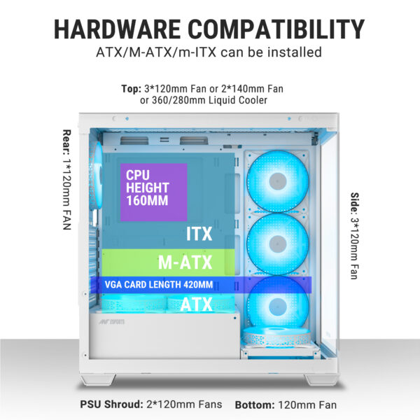 Crystal X7 A3 W 600x600