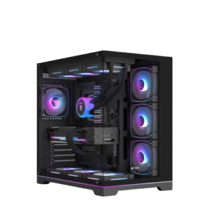 Ant Esports Crystal X7 Pro Max Mid Tower (ATX/M-ATX/M-ITX) Black Cabinet with 7x120mm Fans