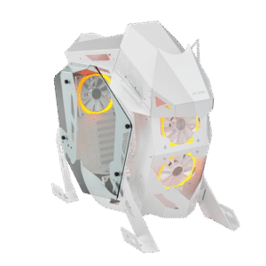 Ant Esports CYPHER G5 Support Mid Tower ATX, Micro-ATX, Mini-ITX Gaming Cabinet with 5 x 120mm ARGB Ring Fans