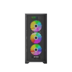 Ant Esports EVO 360 Mid Tower (E-ATX/ATX/M-ATX/M-ITX) Black Cabinet 4x120mm Fans