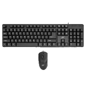 Ant FKBRI02 Wired Keyboard and Mouse Combo,Full-Size Keyboard and Mouse Combo