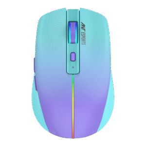 Ant Esports GM400W 3200DPI RGB Wireless Gaming Mouse Sea Blue