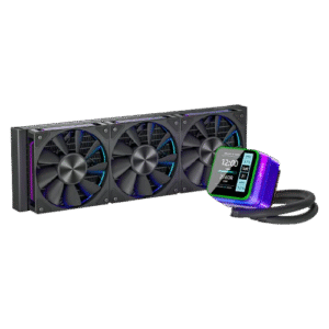 Ant Esports Glacius-360D 360mm ARGB AM5/LGA1851 Black AIO Liquid Cooler with display