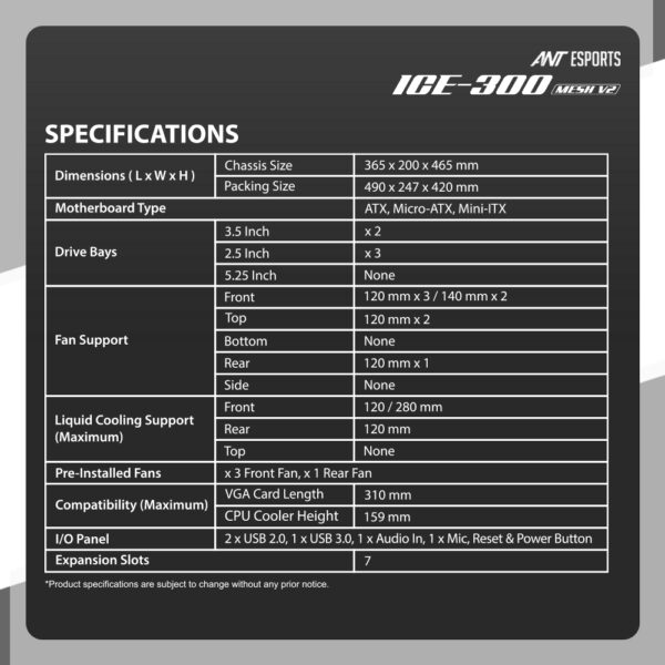 ICE 300 Mesh V2 A 13 600x600