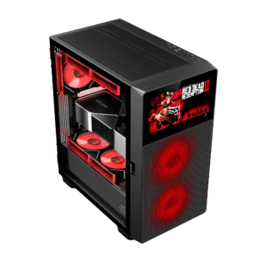 Ant Esports ICE Digital C3 Mid TowerÂ ATX, Micro-ATX, Mini-ITX Black Cabinet 3x120mm