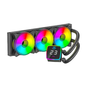Ant Esports ICE-Flow 360mm ARGB AM5/LGA1851 Black AIO Liquid Cooler