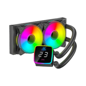 Ant Esports ICE-Flow 240mm ARGB AM5/LGA1851 Black AIO Liquid Cooler