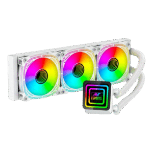 Ant Esports ICE-Infinite 360mm ARGB AM5/LGA1851 White AIO Liquid Cooler