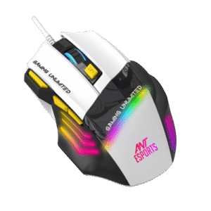 Ant Esports GM100 3600 DPI Wired RGB Gaming mouse Black&White